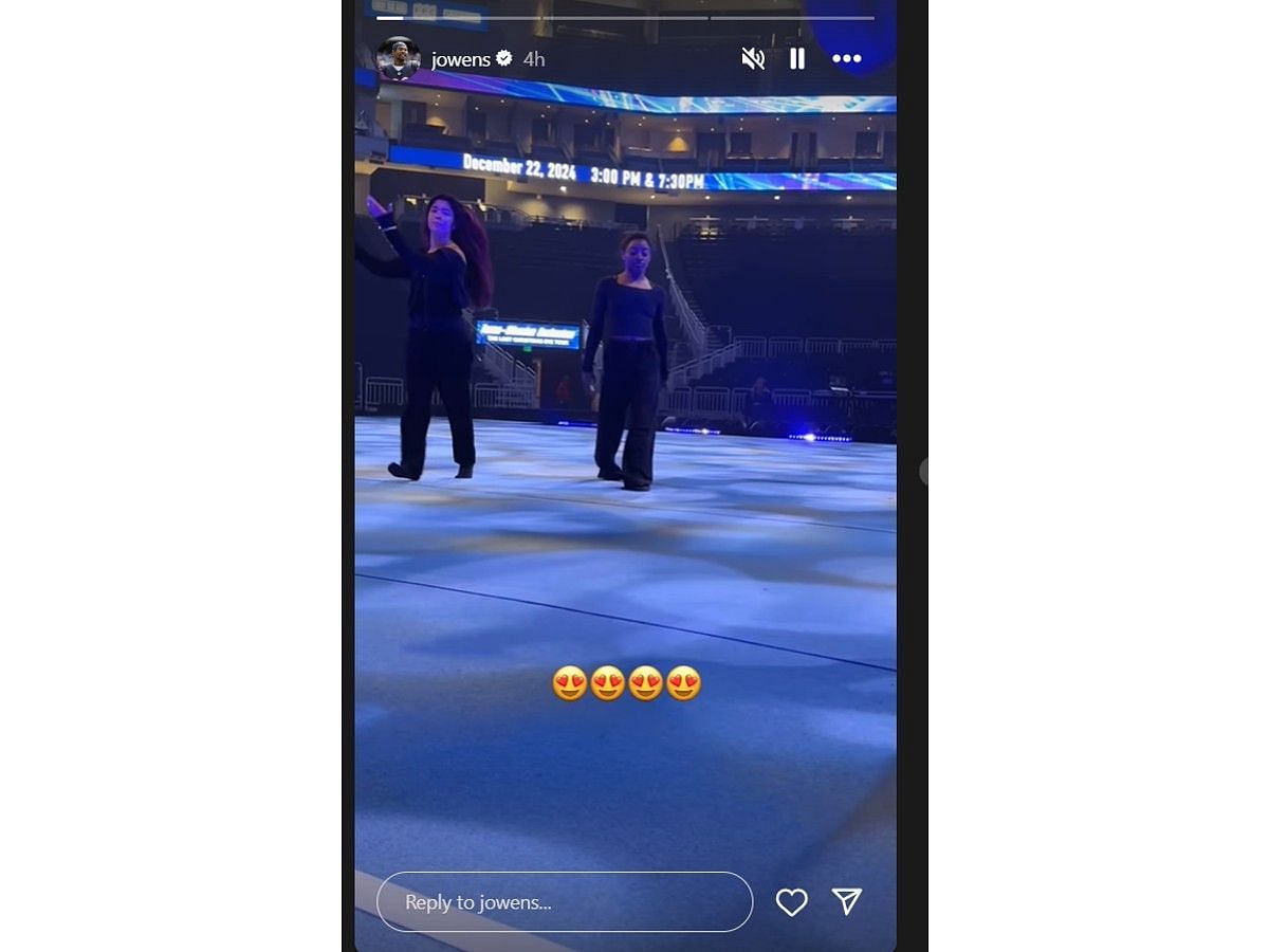 Jonathan Owen's Instagram story